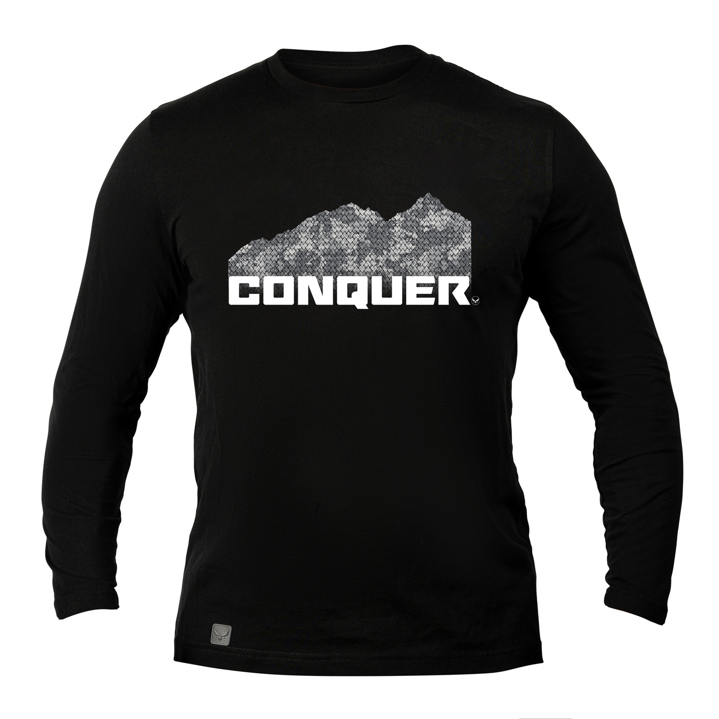 CONQUER Long Sleeve Poly Cotton Unisex Shirt - Made in USA